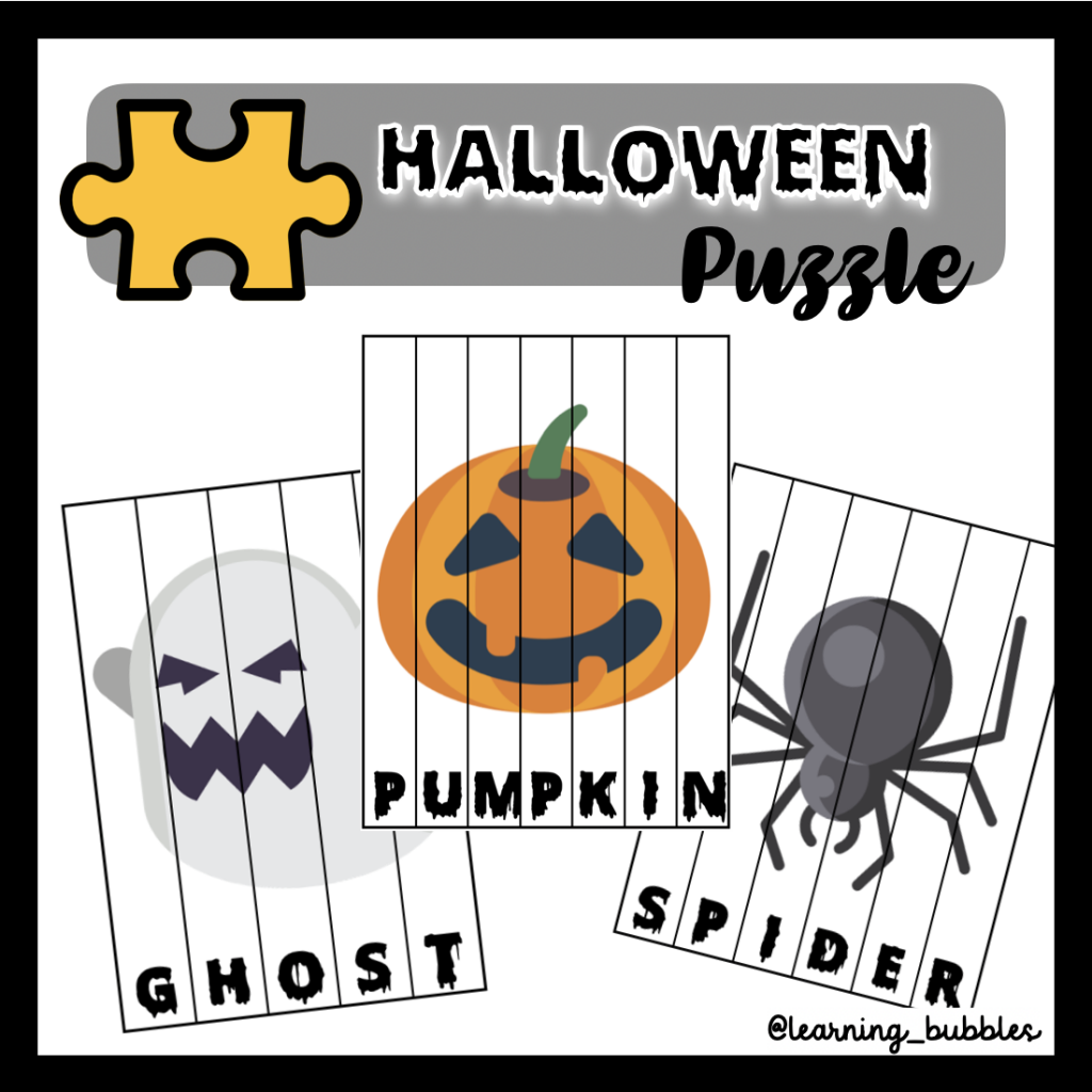 Halloween puzzle actividades y recursos halloween