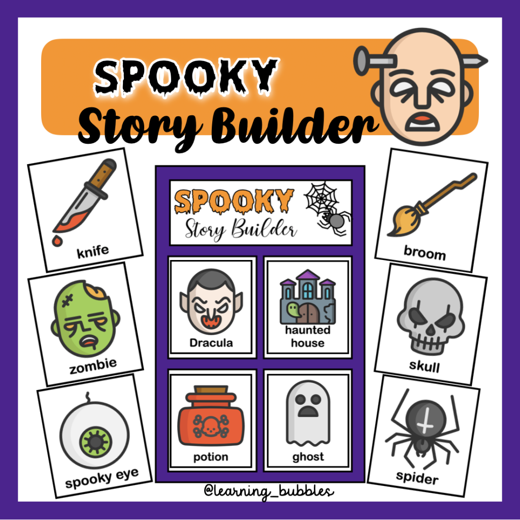 halloween story builder recursos y actividades
