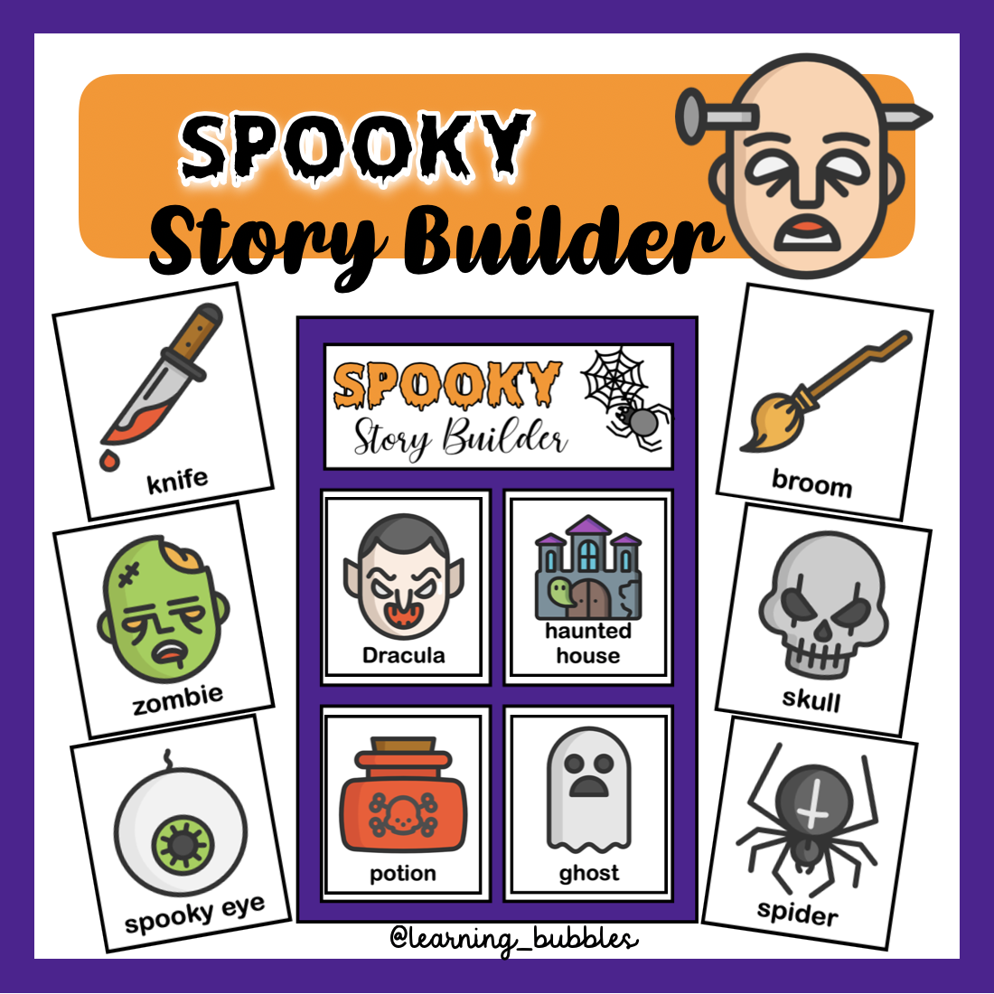 halloween story builder
