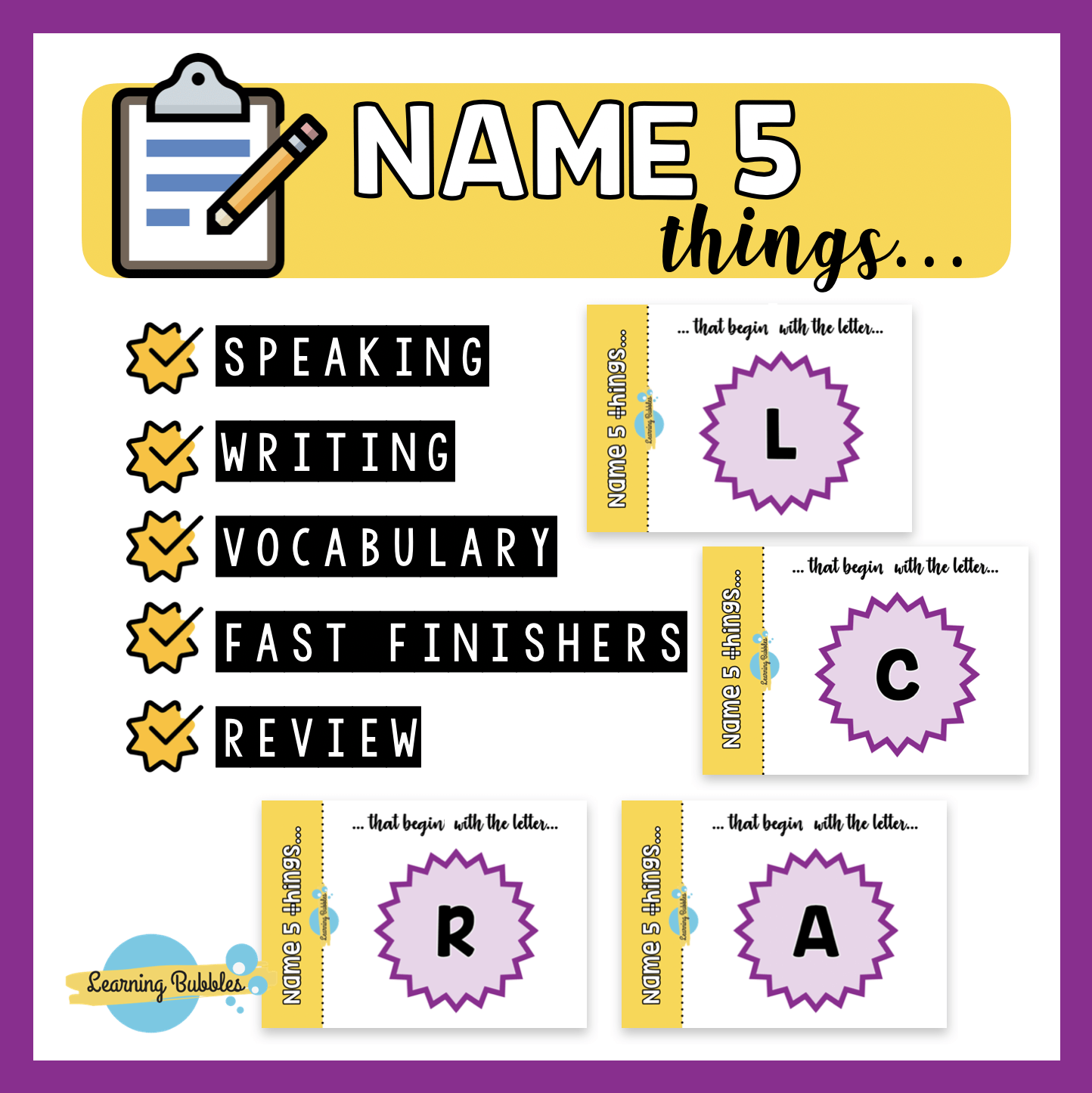 Name 5