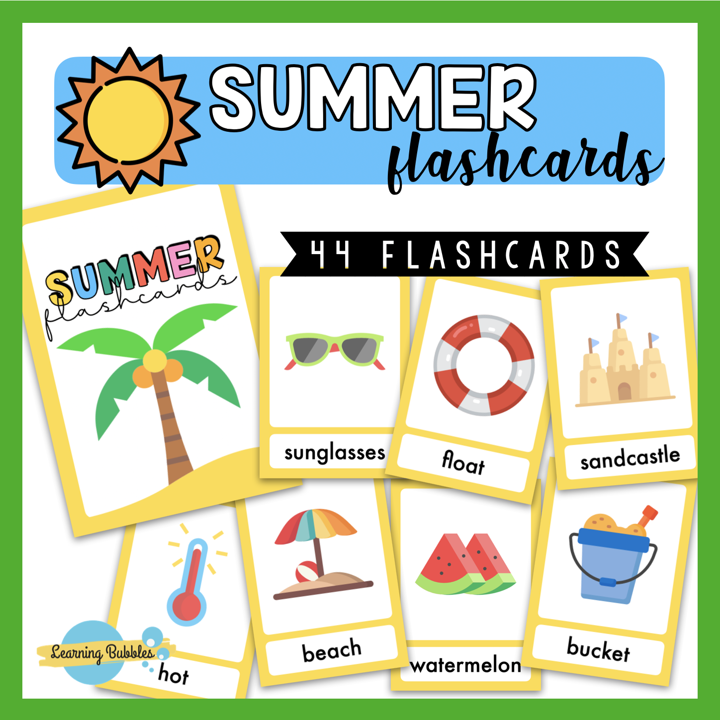summer flashcards