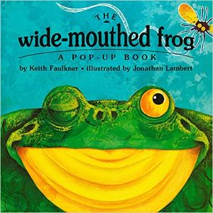wide mouthed frog pop up book