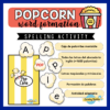 popcorn spelling game