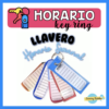 llavero horario semanal