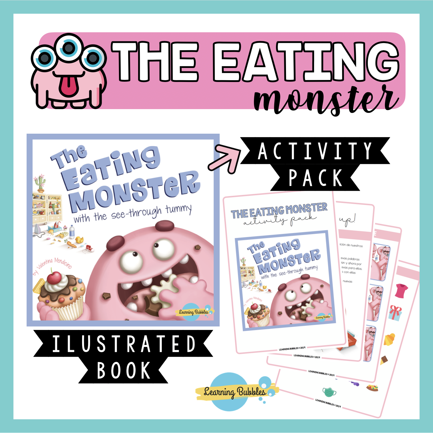 The eating monster activity pack
