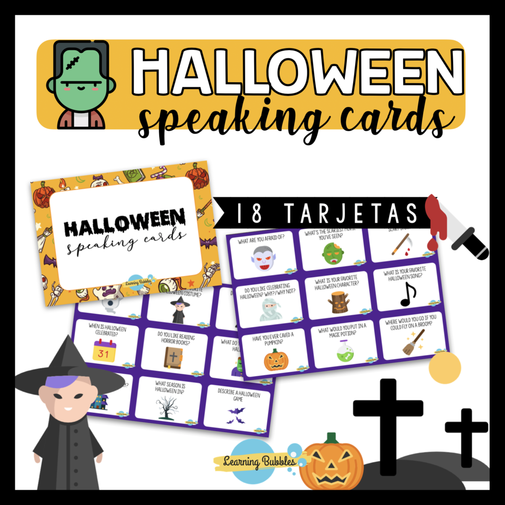 halloween speaking cards