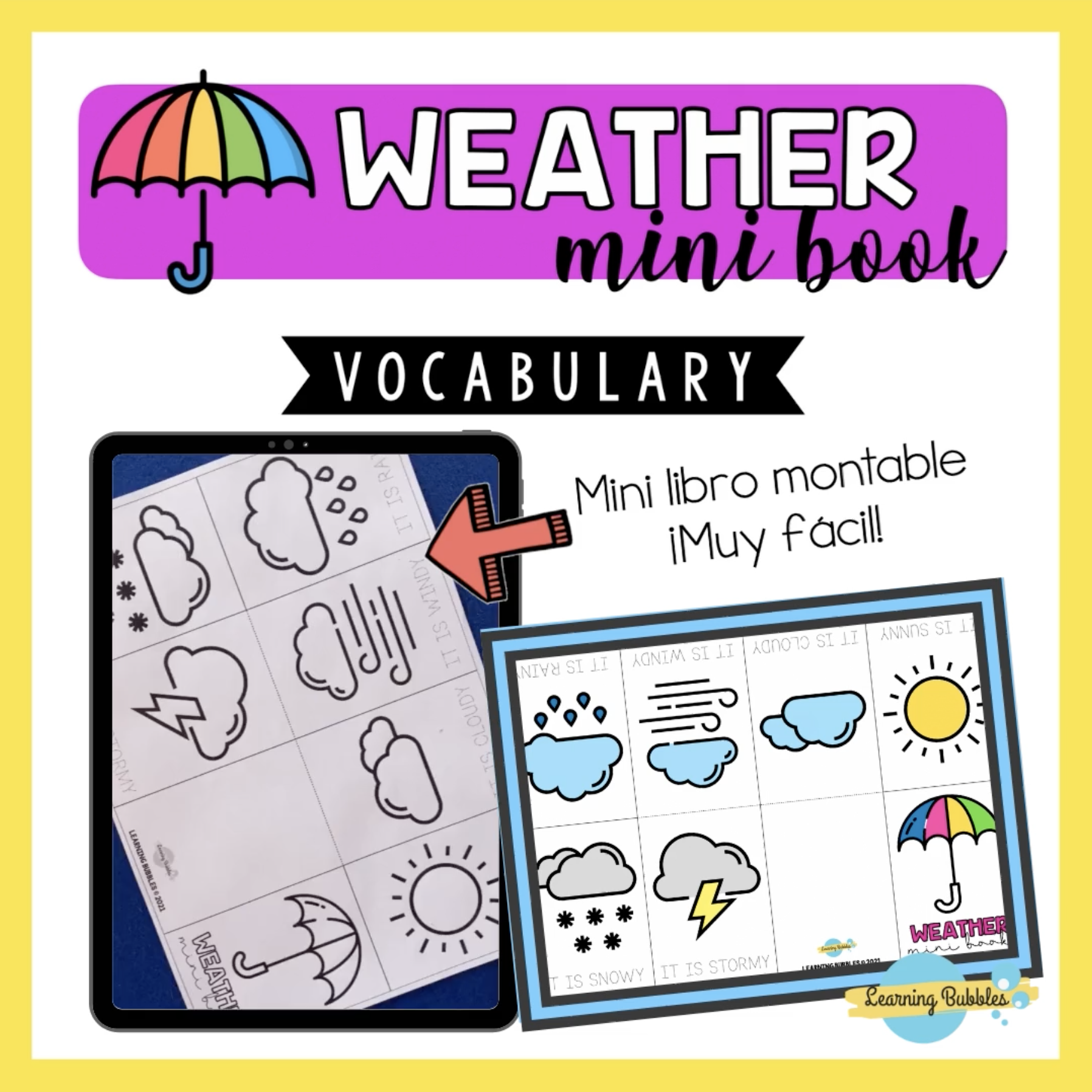 weather mini book