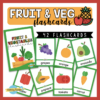 fruit and vegetables flashcards