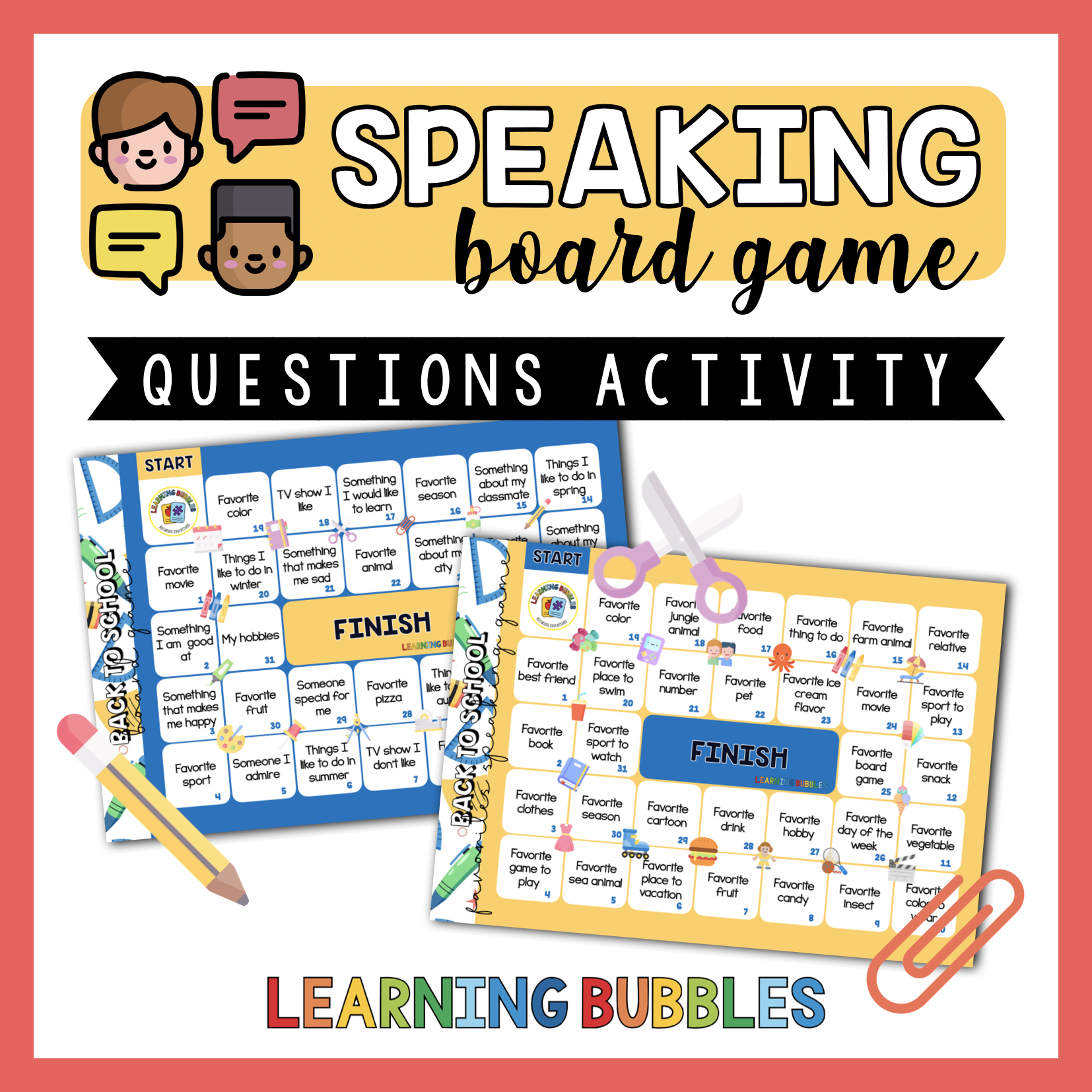 back to school board game