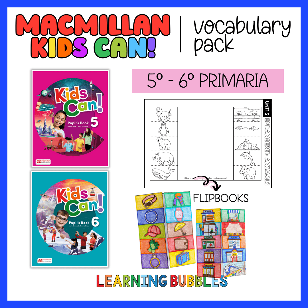 Macmillan kids can vocabulary pack