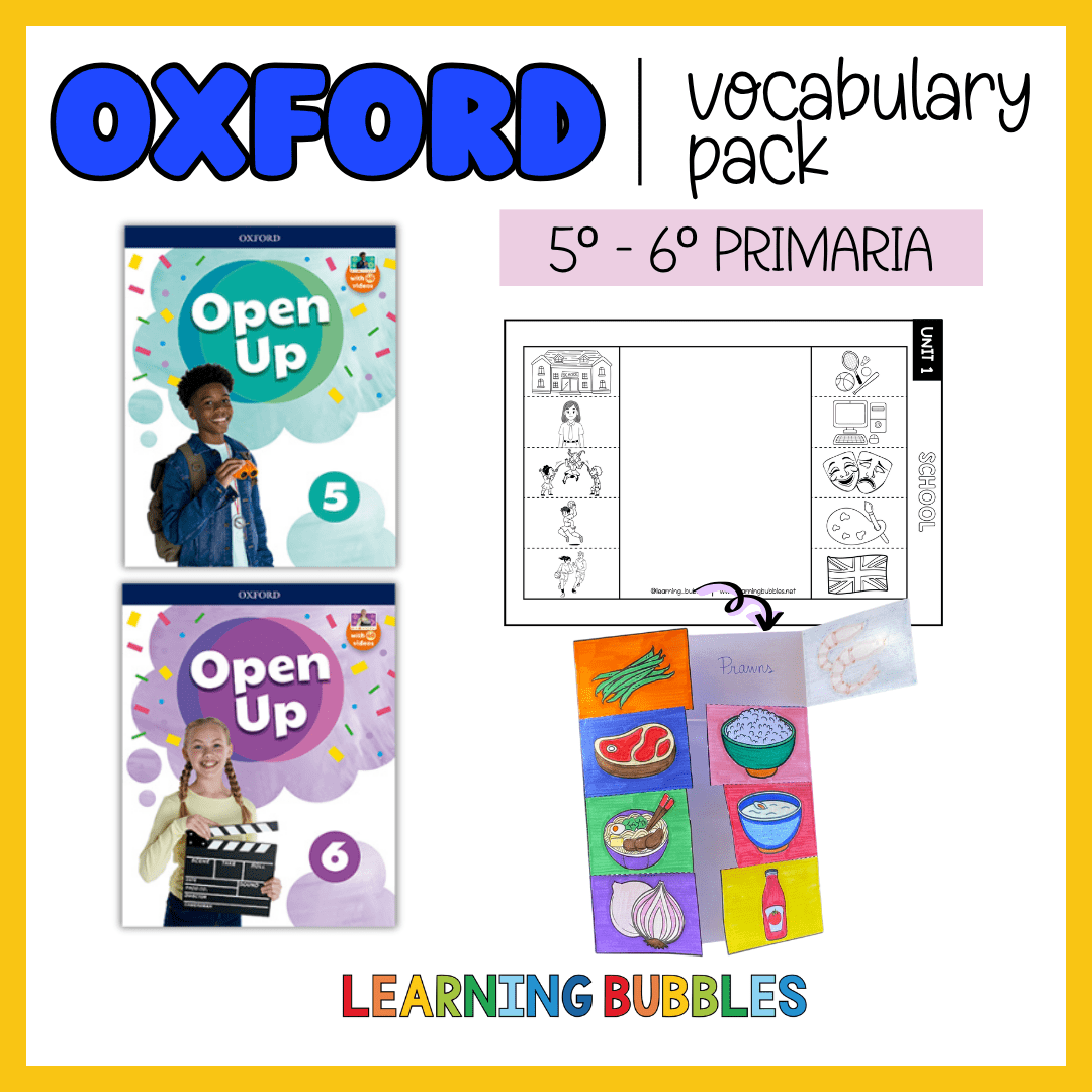 Oxford Open Up vocabulary